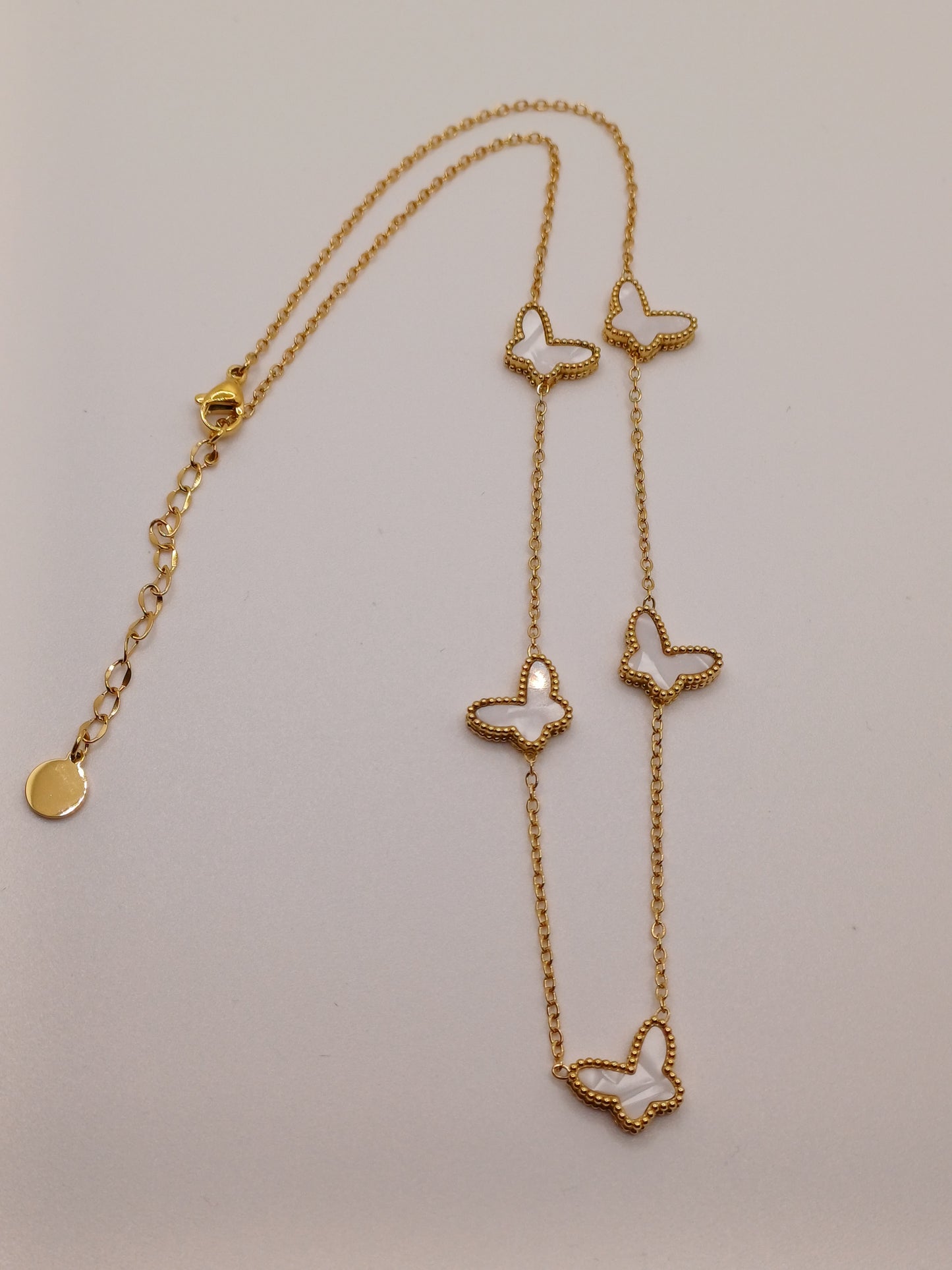 Collana farfalle gold