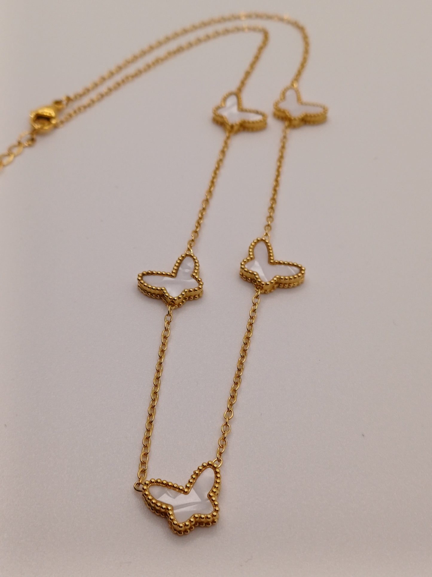 Collana farfalle gold