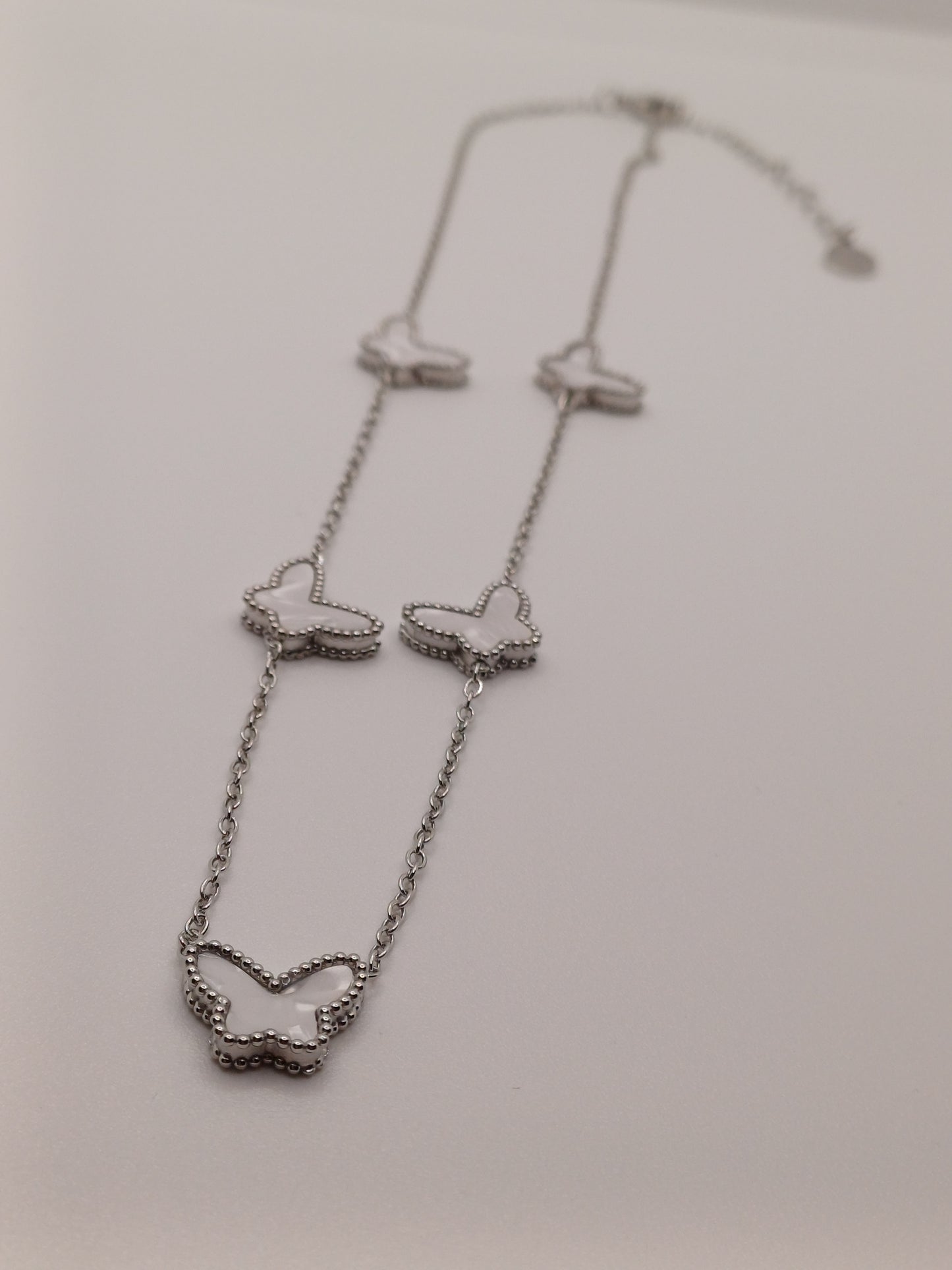 Collana farfalle silver
