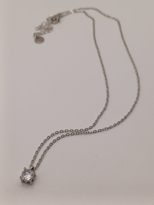 Collana punto luce silver