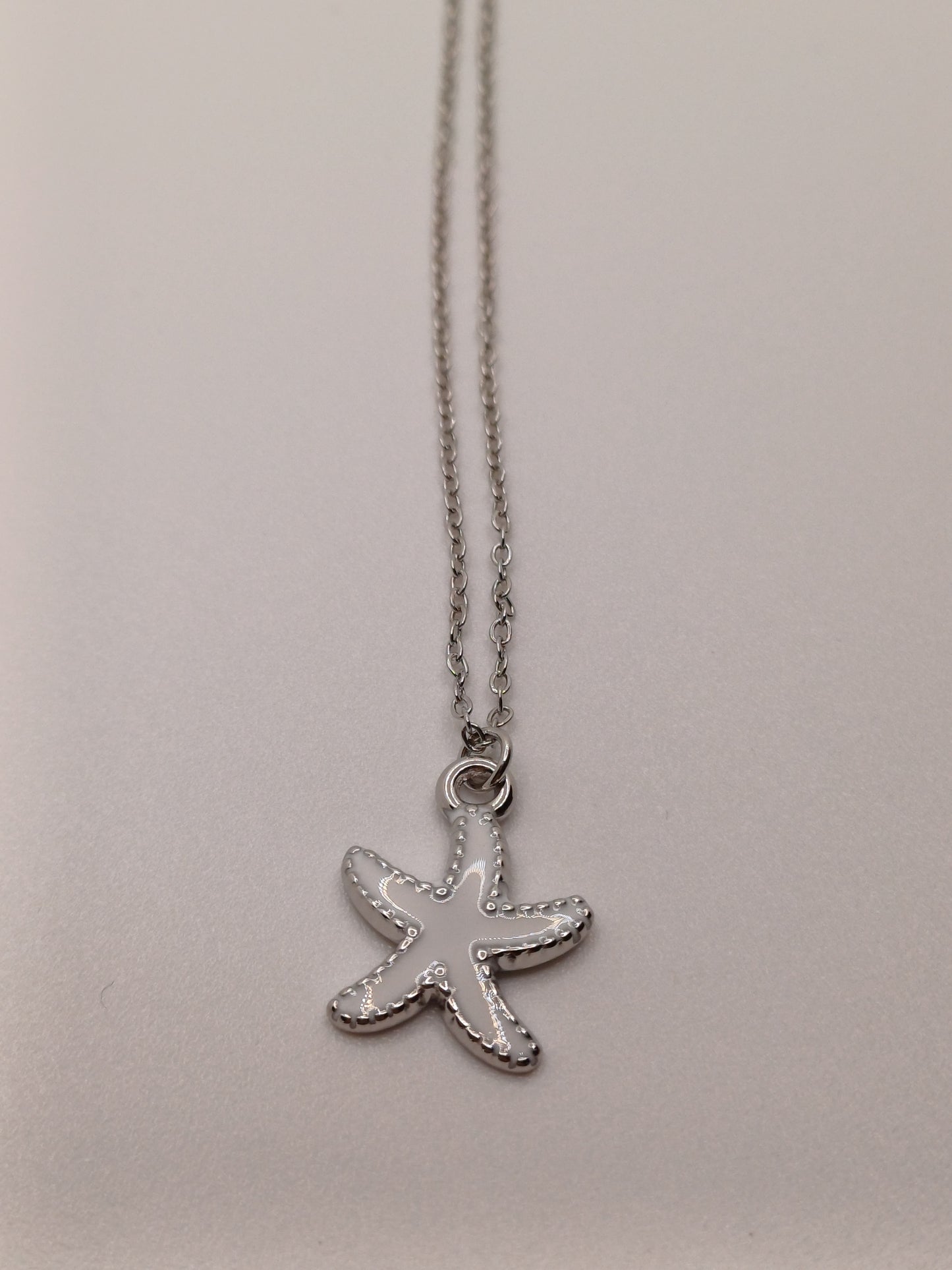 Collana stella marina silver