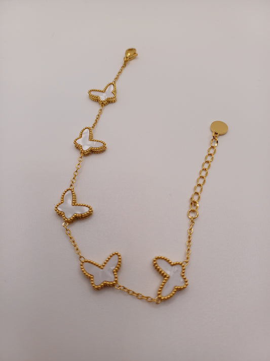Braccialetto farfalla gold