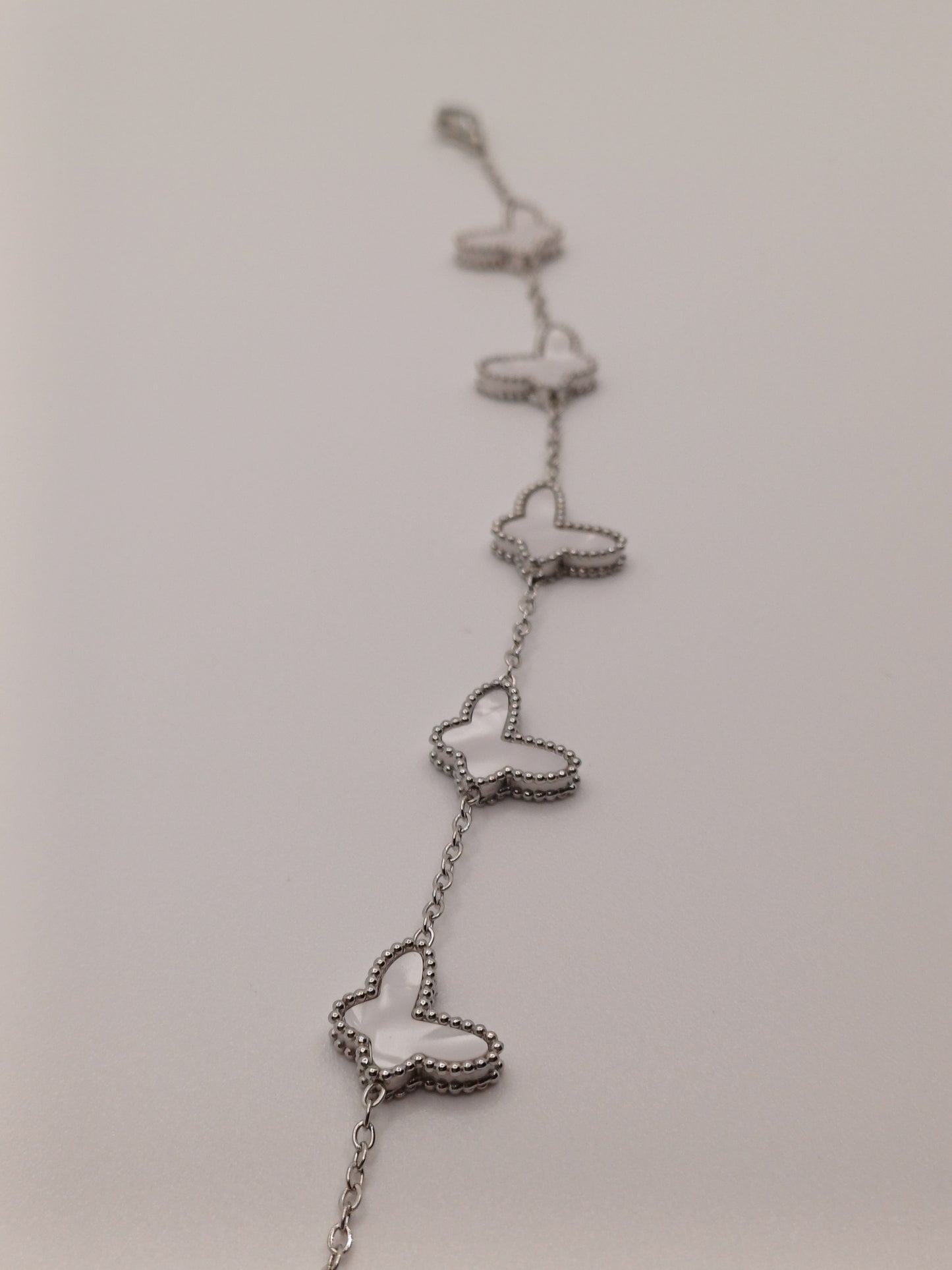 Braccialetto farfalle silver