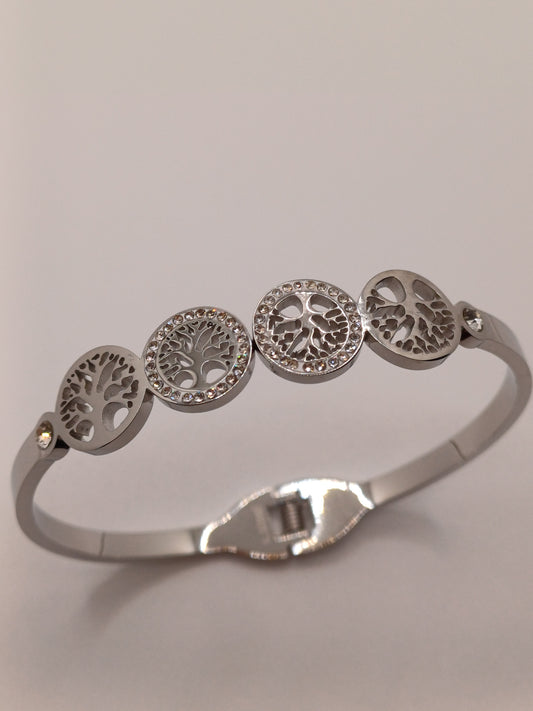Braccialetto albero della vita silver