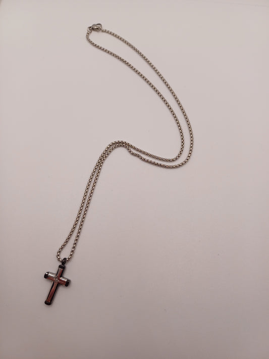 collana croce uomo