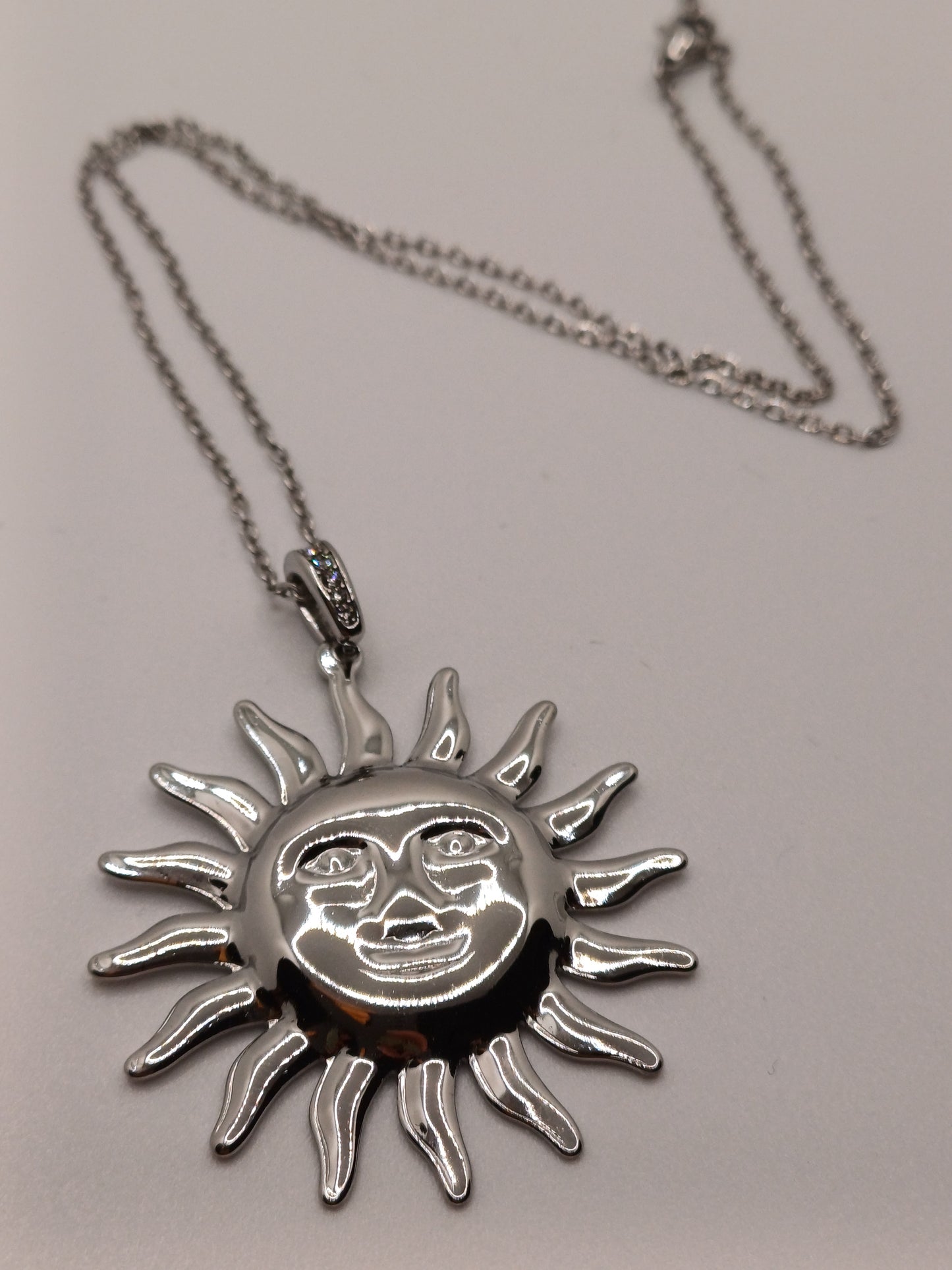 Collana sole silver