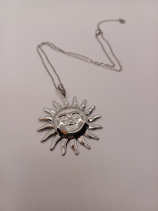 Collana sole silver