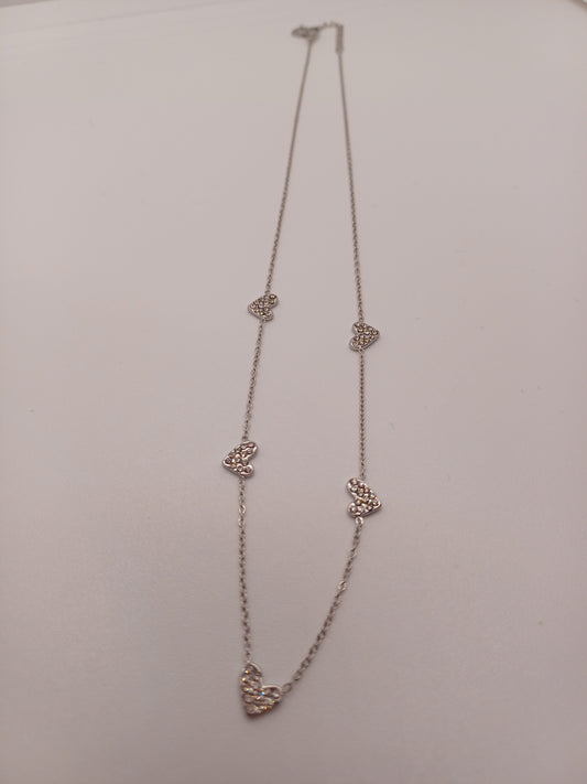 Collana cuori minimal
