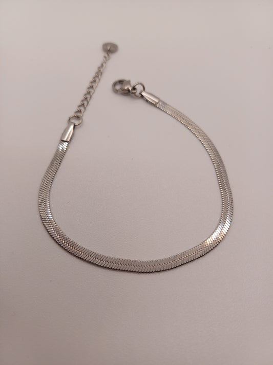 Braccialetto snake silver