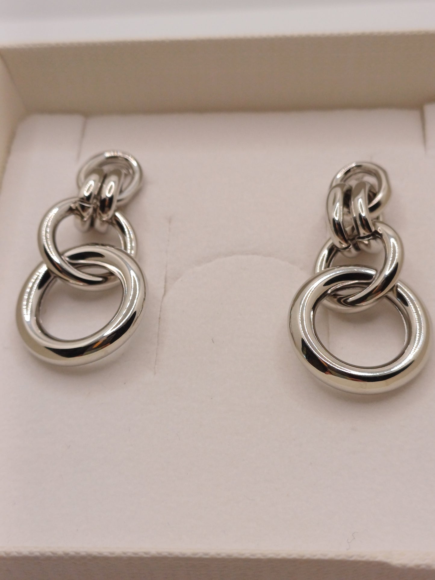 Orecchini catena silver