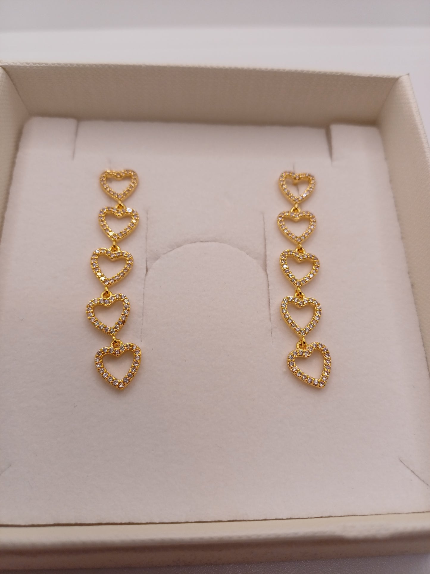 Orecchini cuoricini gold