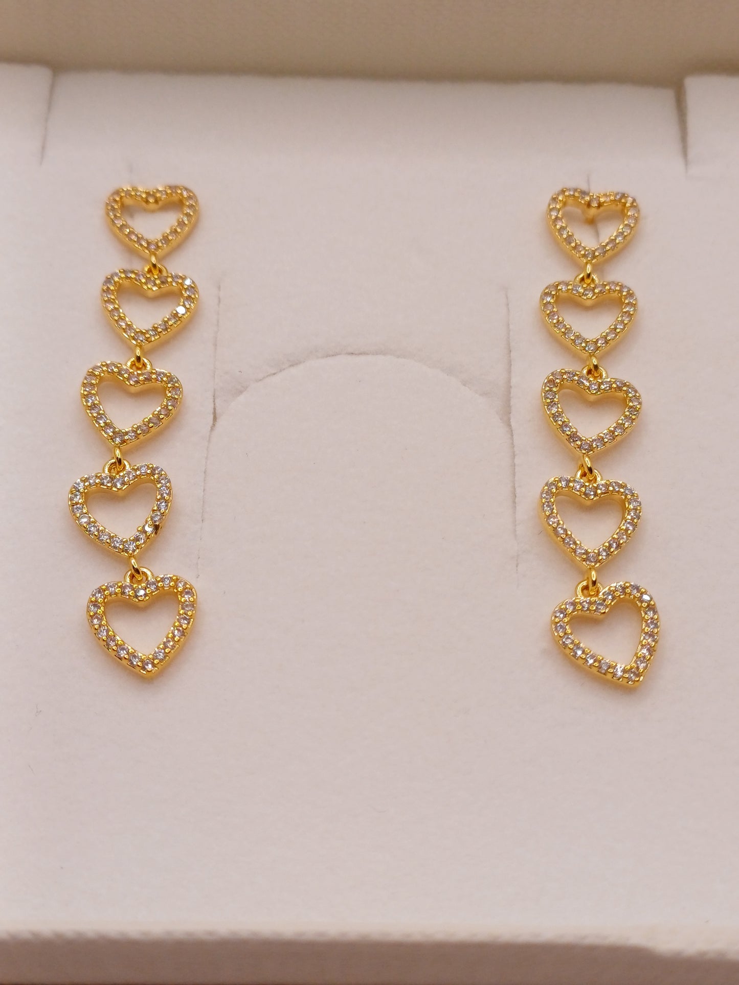 Orecchini cuoricini gold