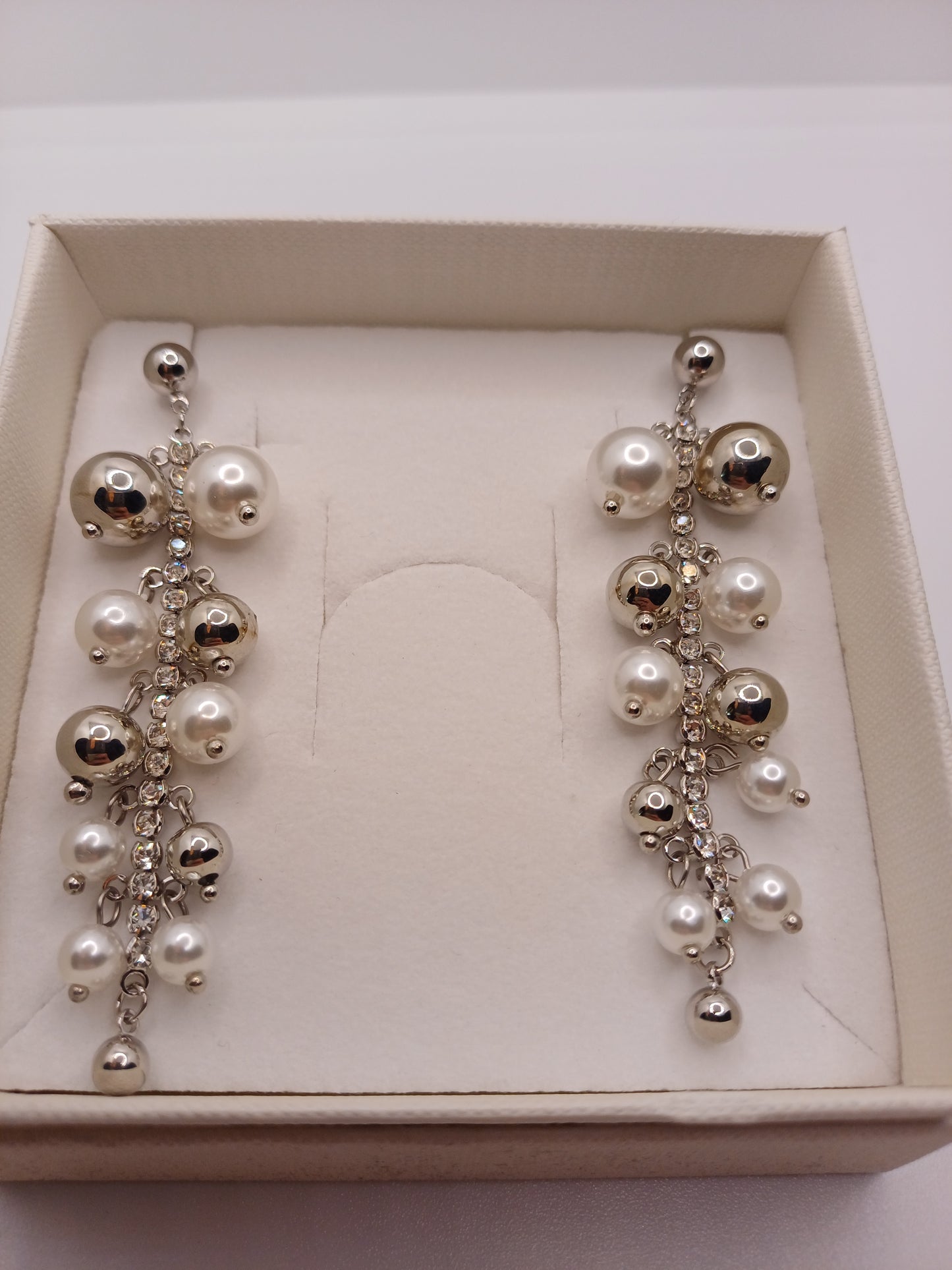 Orecchini cascata di perle