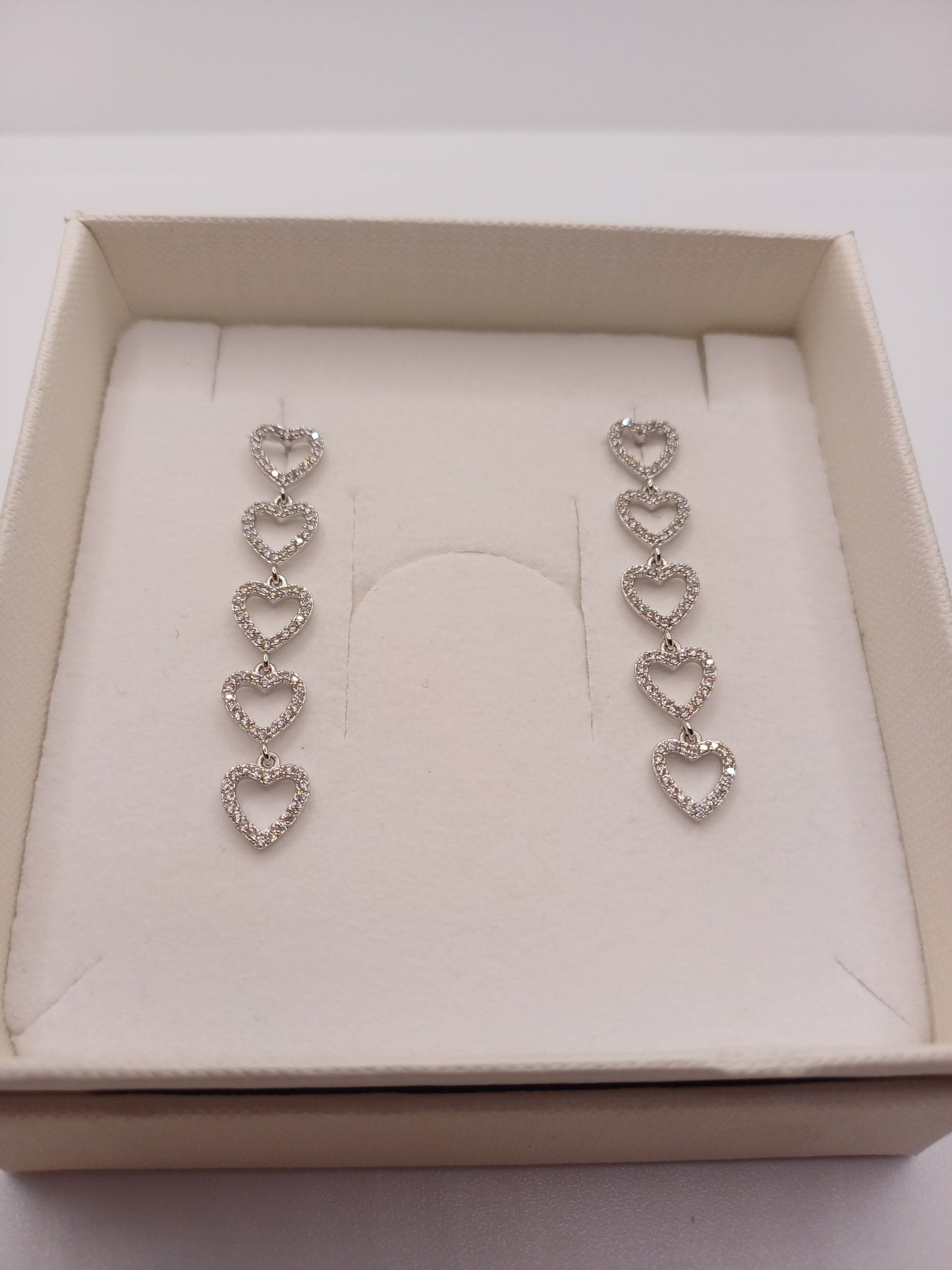 Orecchini cuoricini silver