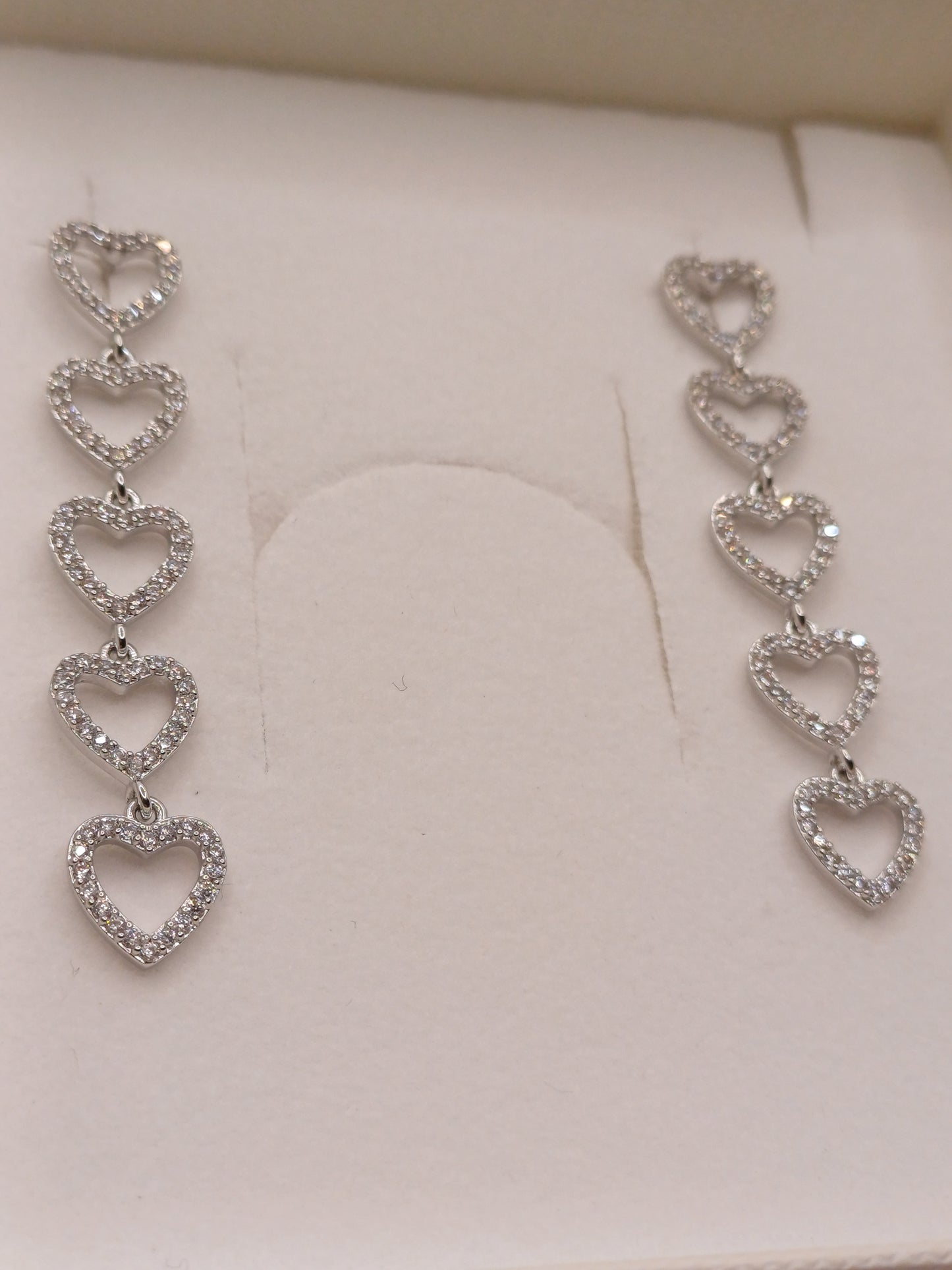 Orecchini cuoricini silver